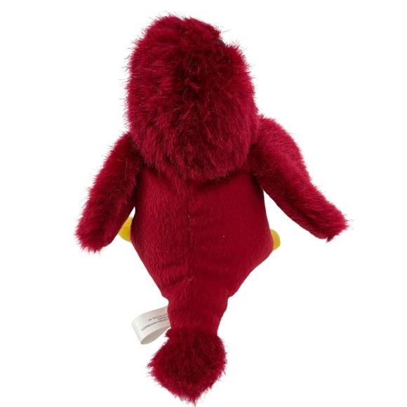 Viterbo University V Hawk Mascot Plush Stuffed Bird Red Yellow VU 6" - Picture 3 of 10